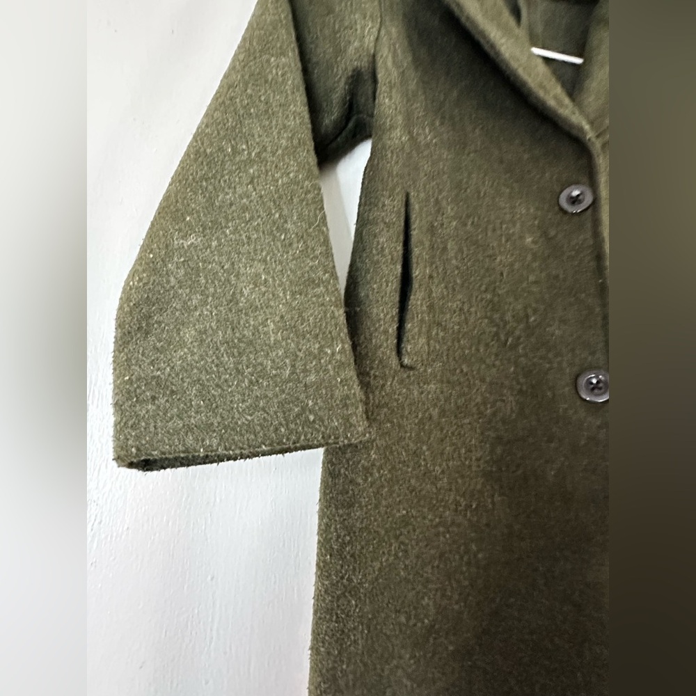 Ivy Green Long Wool Peacoat 4/5T - Picture 3 of 9
